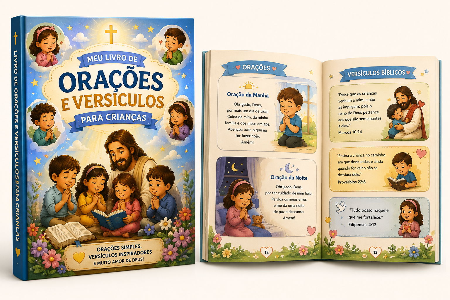 Livro de Orações e Versículos para Crianças